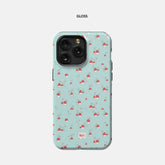 Aqua Mushroom - iPhone 15 Pro Max Case